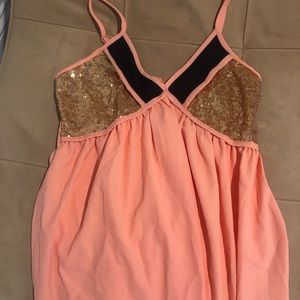 Tobi flowy Mini dress with sequins